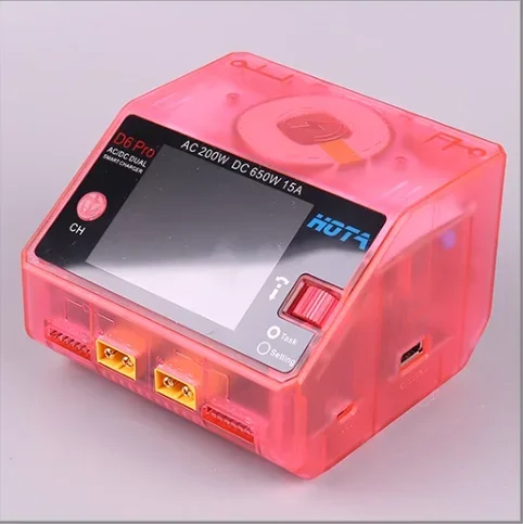 Hota D6 Pro Dual Lipo Charger - HOTA D6 Pro AC/DC dubbelkanaals slimme