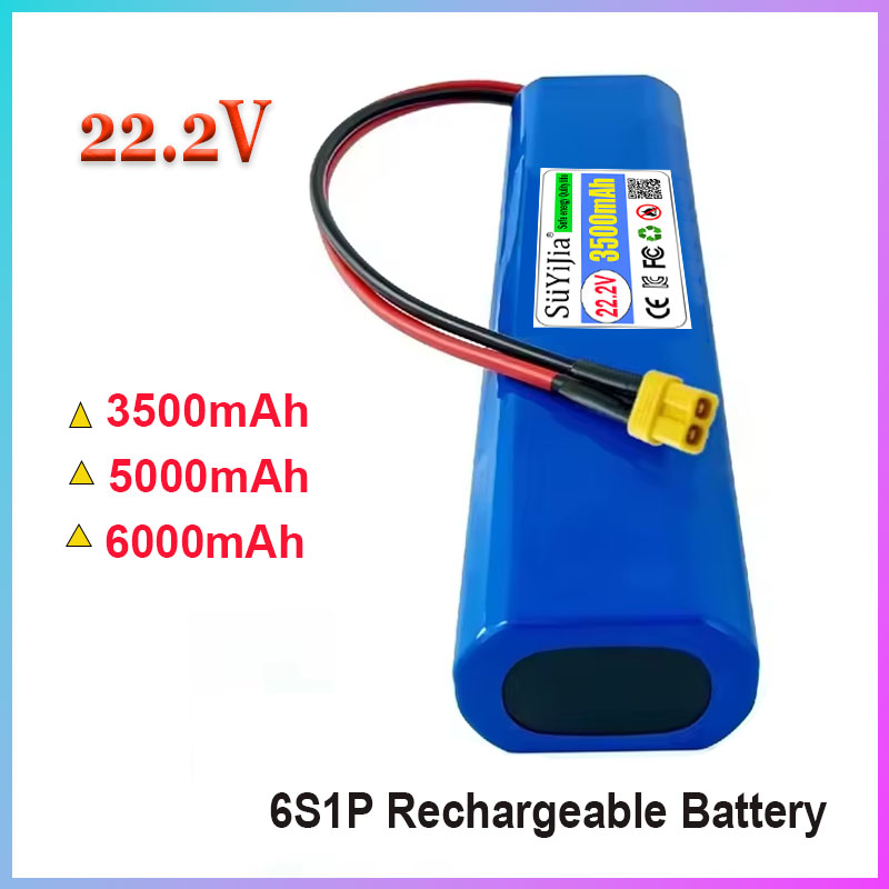 6S Lipo Battery 22.2V 5000Mah - Hoge capaciteit 6S1P 22,2V 5000mAh batterij
