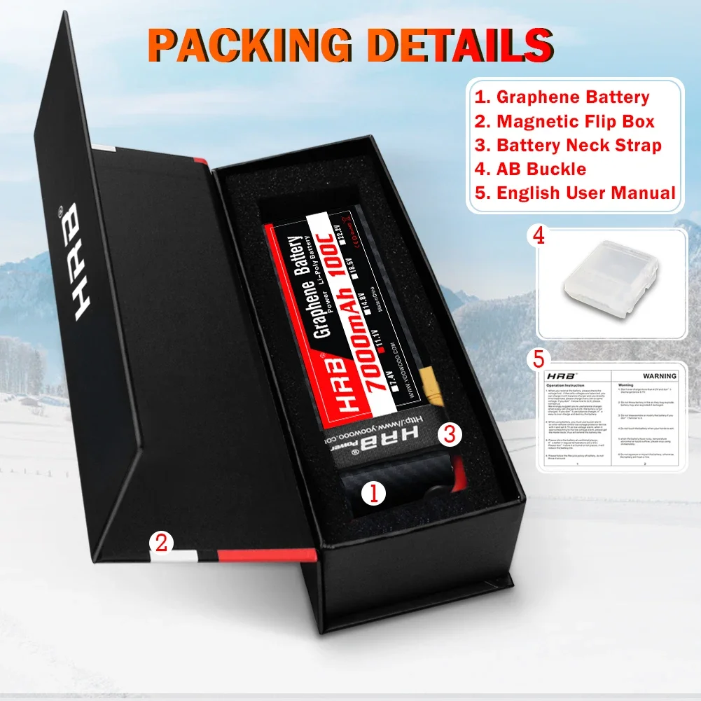 Grafeen Batterij 2S 3S 4S 6S R - 6S Lipo Battery 22.2V 5000Mah recensie en prijs
