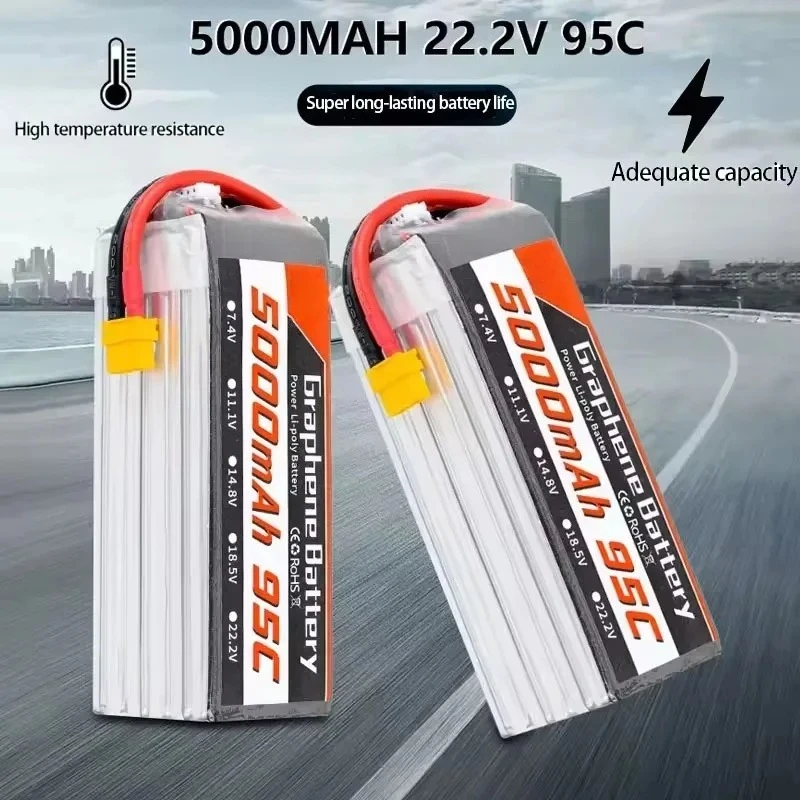 95C 22,2V 6S 5000mAh Lipo-batt - 6S Lipo Battery 22.2V 5000Mah recensie en prijs