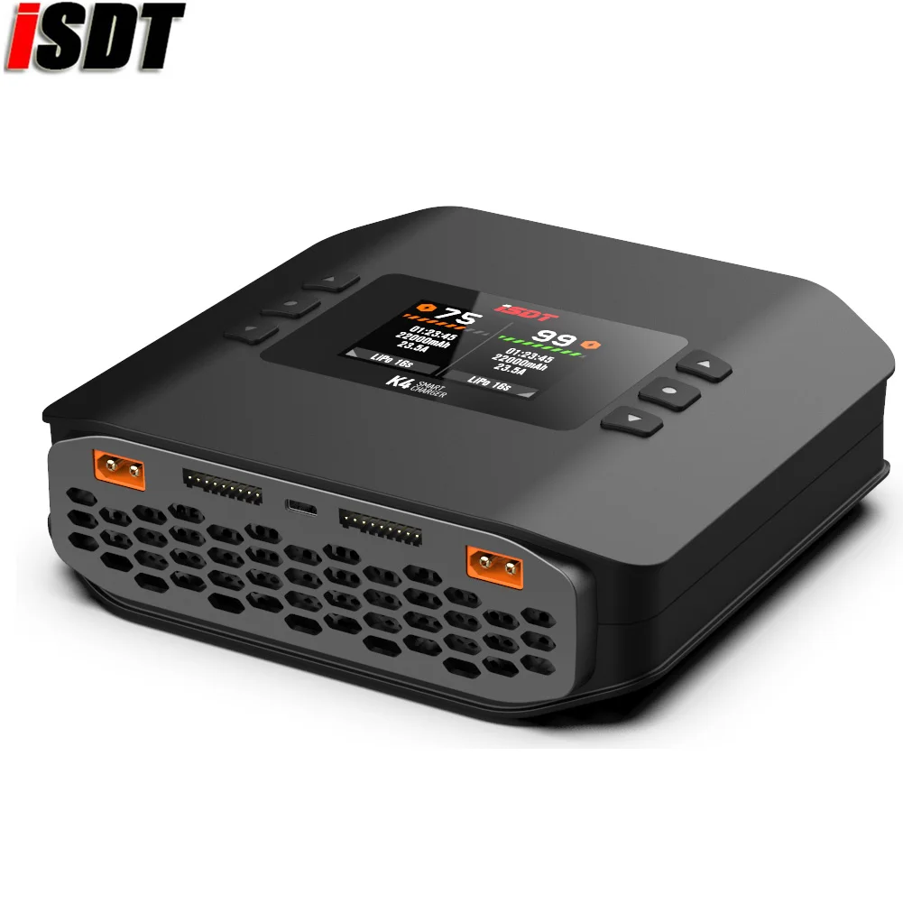 K4 dubbele batterijlader AC 40 - Isdt K4 Dual Lipo Charger recensie en prijs