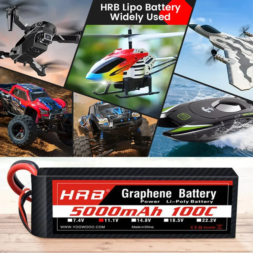 2PC Grafeen Batterij 2S 3S 4S  - 6S Lipo Battery 22.2V 5000Mah recensie en prijs