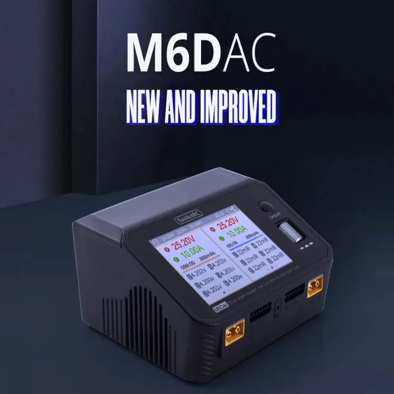 ToolkitRC M6DAC Dual Channel S - Toolkitrc M6Dac Smart Charger recensie en prijs