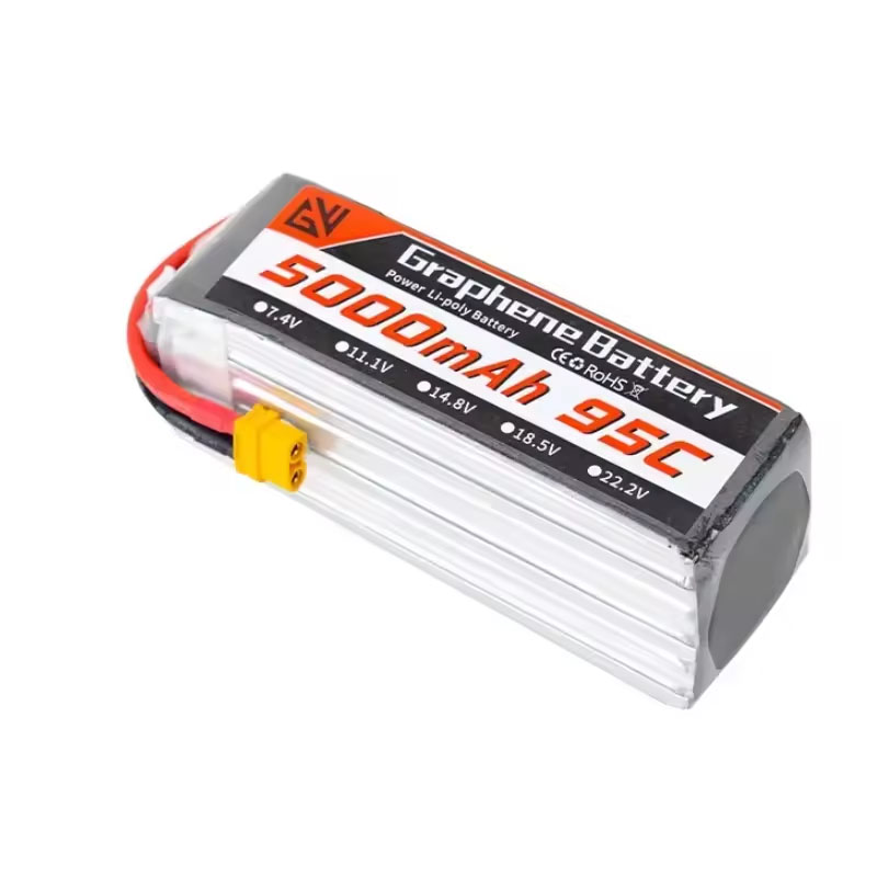 Lipo-batterij 6S 5000mAh XT60  - 6S Lipo Battery 22.2V 5000Mah recensie en prijs