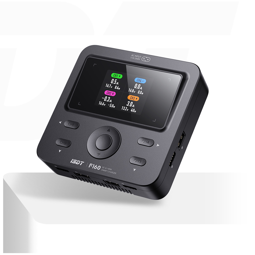 ISDT F160 4CH AC Quad Channel  - Toolkitrc M6Dac Smart Charger recensie en prijs