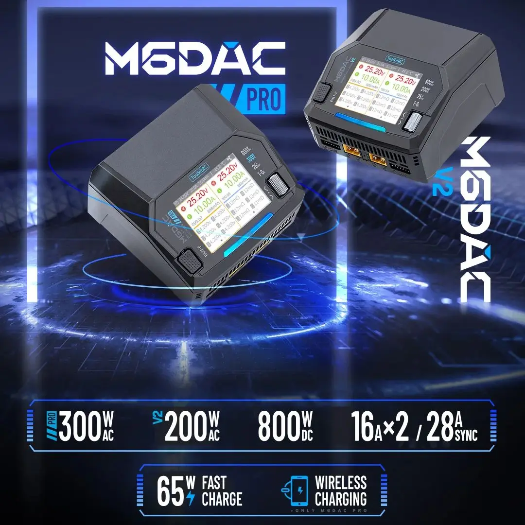 ToolkitRC M6DAC PRO V2: intell - Toolkitrc M6Dac Smart Charger recensie en prijs