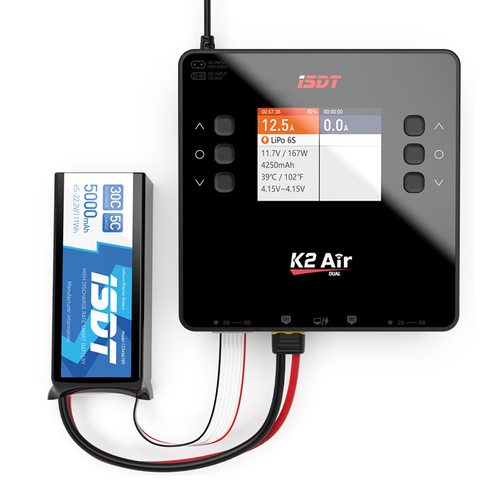 ISDT Lipo Batterij Balanslader - Isdt K4 Dual Lipo Charger recensie en prijs
